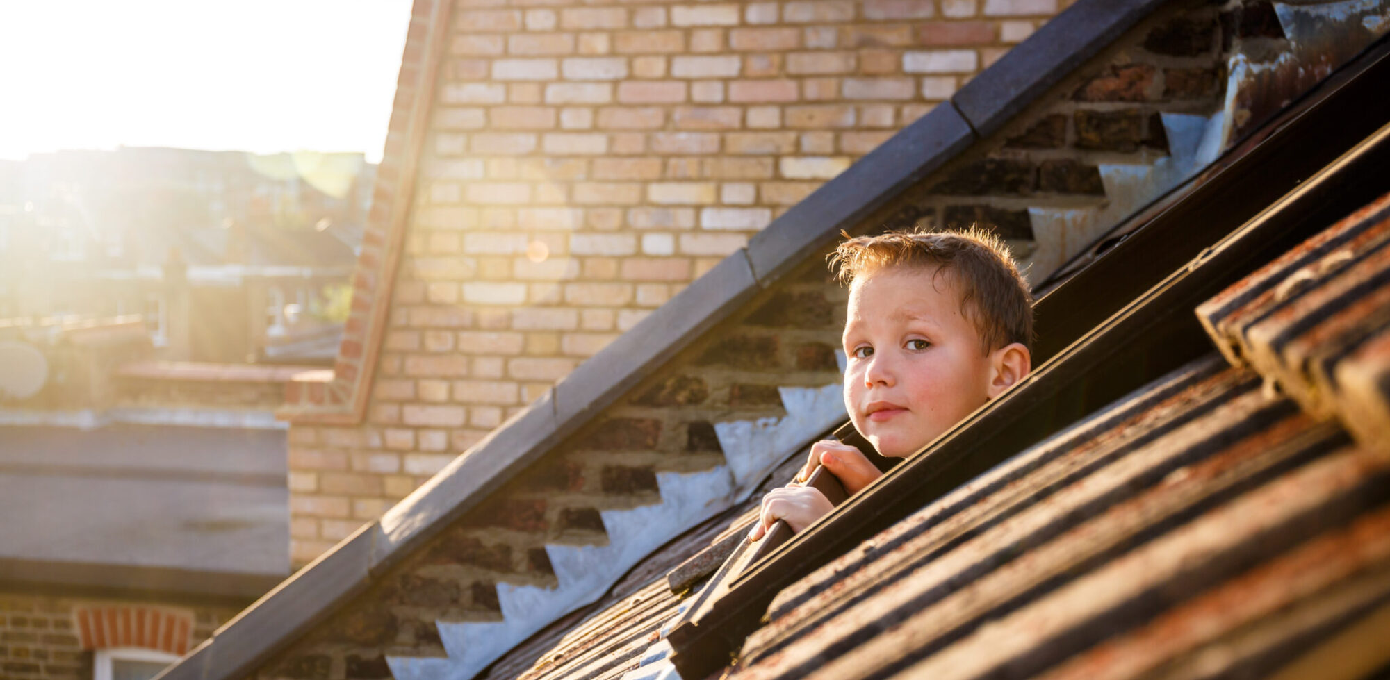 Family In Terraced House, London Suburb